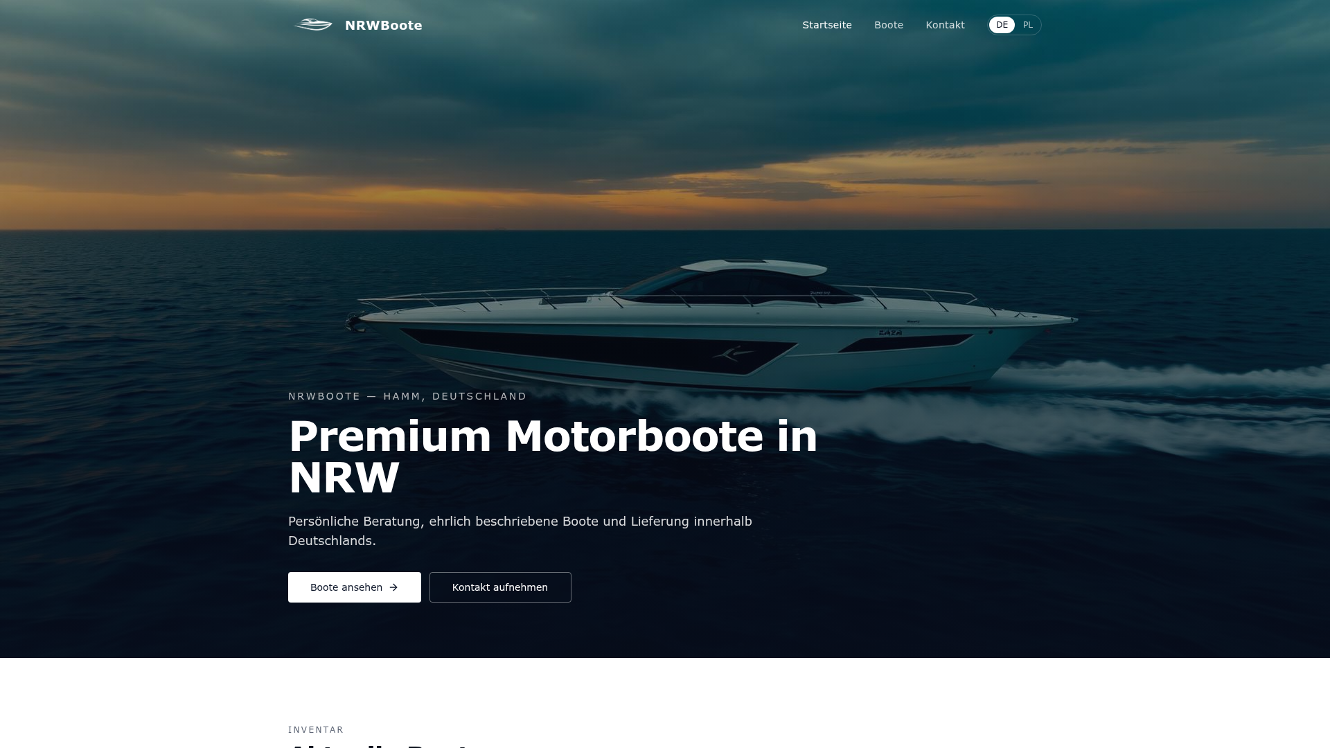 Strona klienta — nrwboote.com